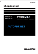 PW118MR-8 (F00003 and up) Shop Manual