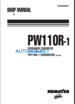 PW110R-1 (2260000282 and up) Shop Manual