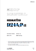 D21A P-8 Shop Manual