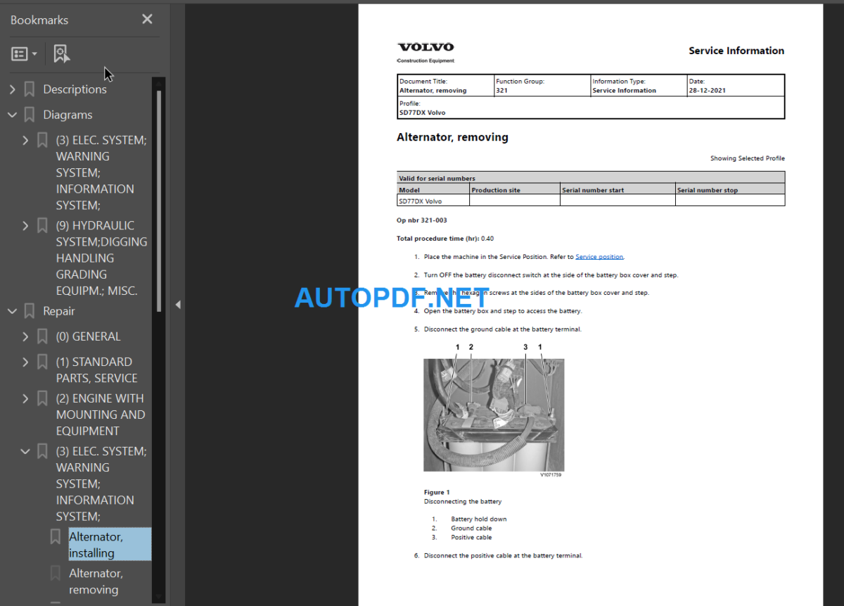 SD77DX Service Repair Manual