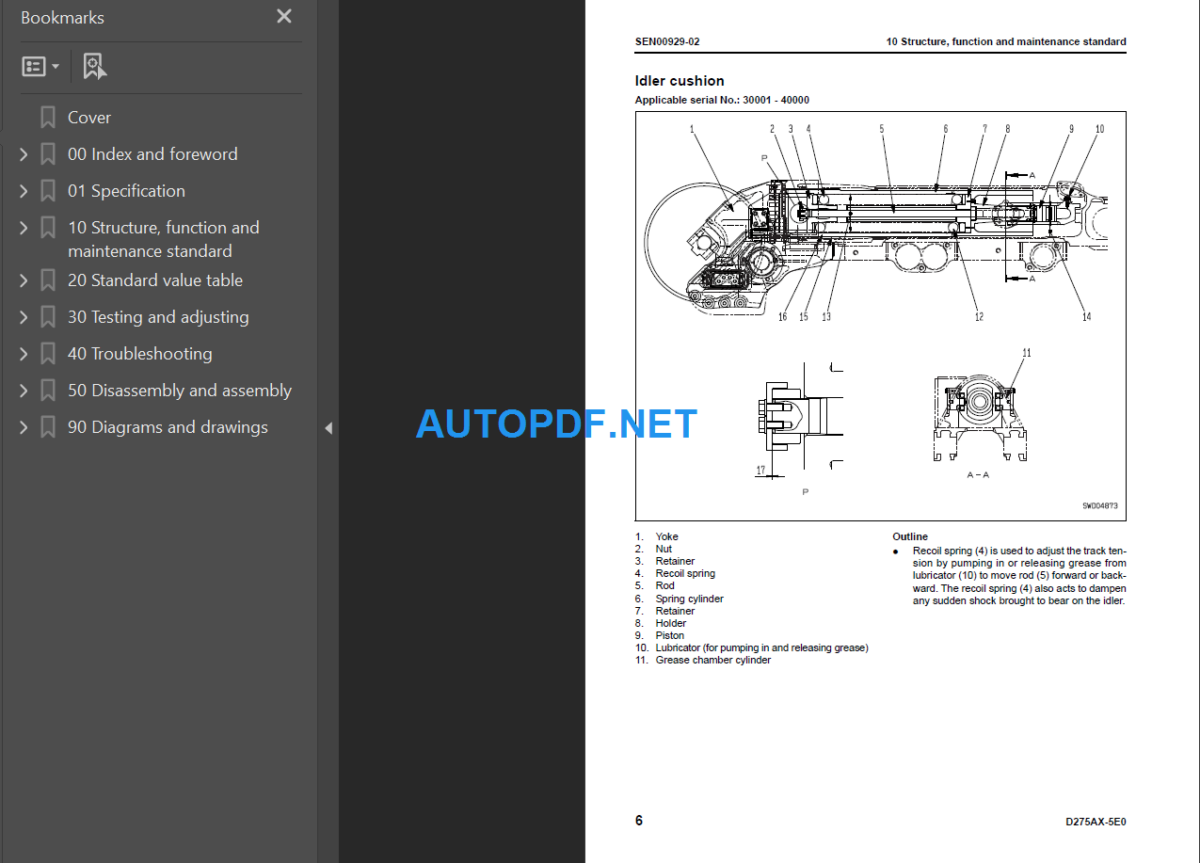 D275AX-5E0 Shop Manual