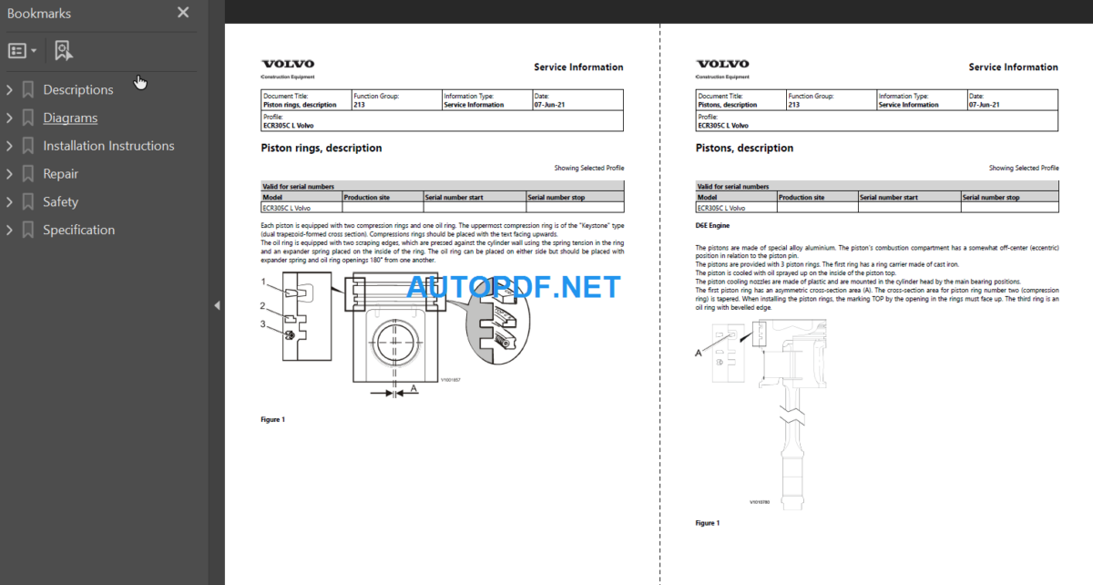 ECR305CL Service Repair Manual