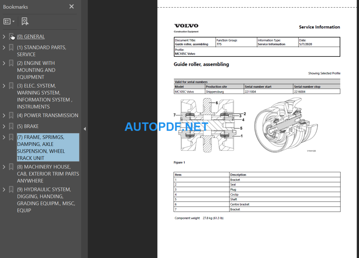 MC105C Service Repair Manual (1)