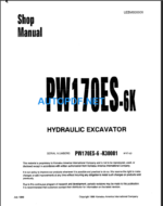 PW170ES-6 (K30001 and up) Shop Manual