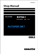 D375A-6 (60001 and up) Shop Manual SEN05006-15