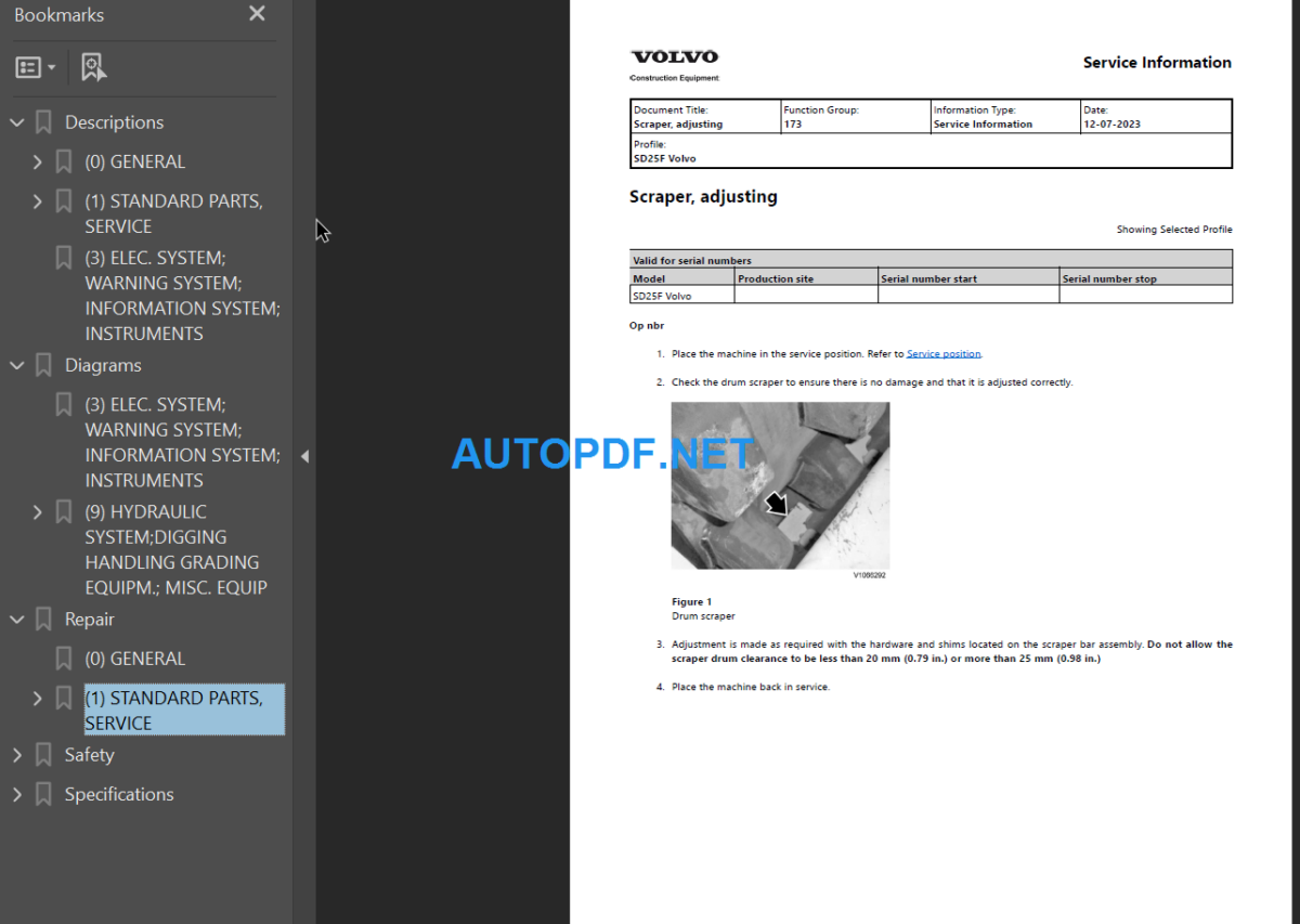 SD25F Service Repair Manual