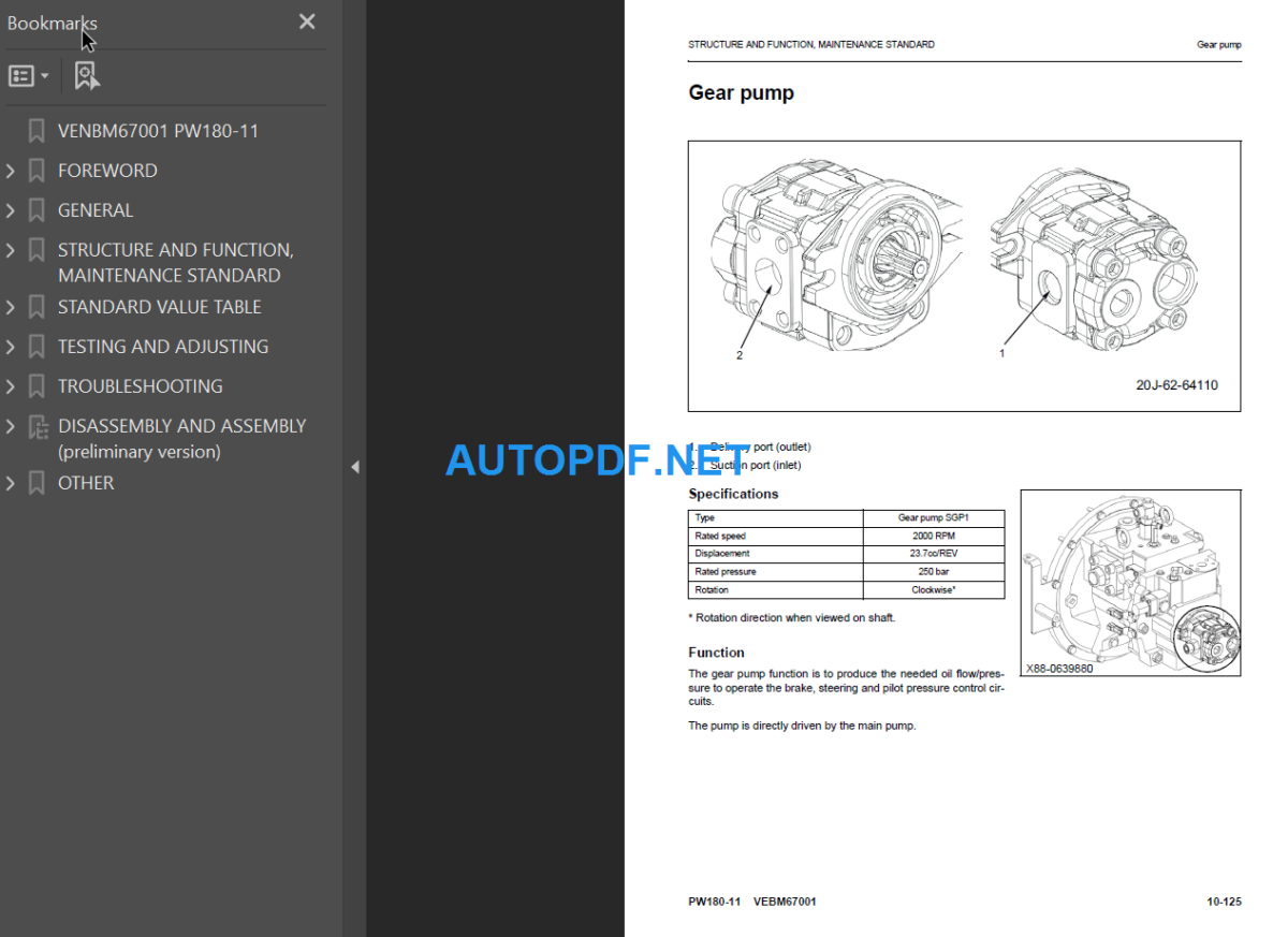 PW180-11 (H75051 and up) Shop Manual 2019