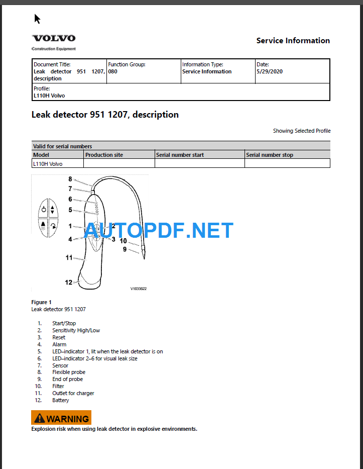 L110H Service Repair Manual