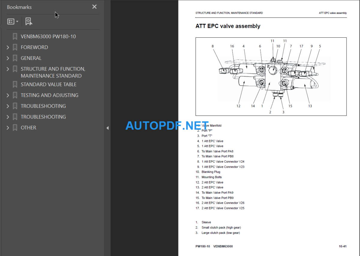 PW180-10 (H60051 and up) Shop Manual