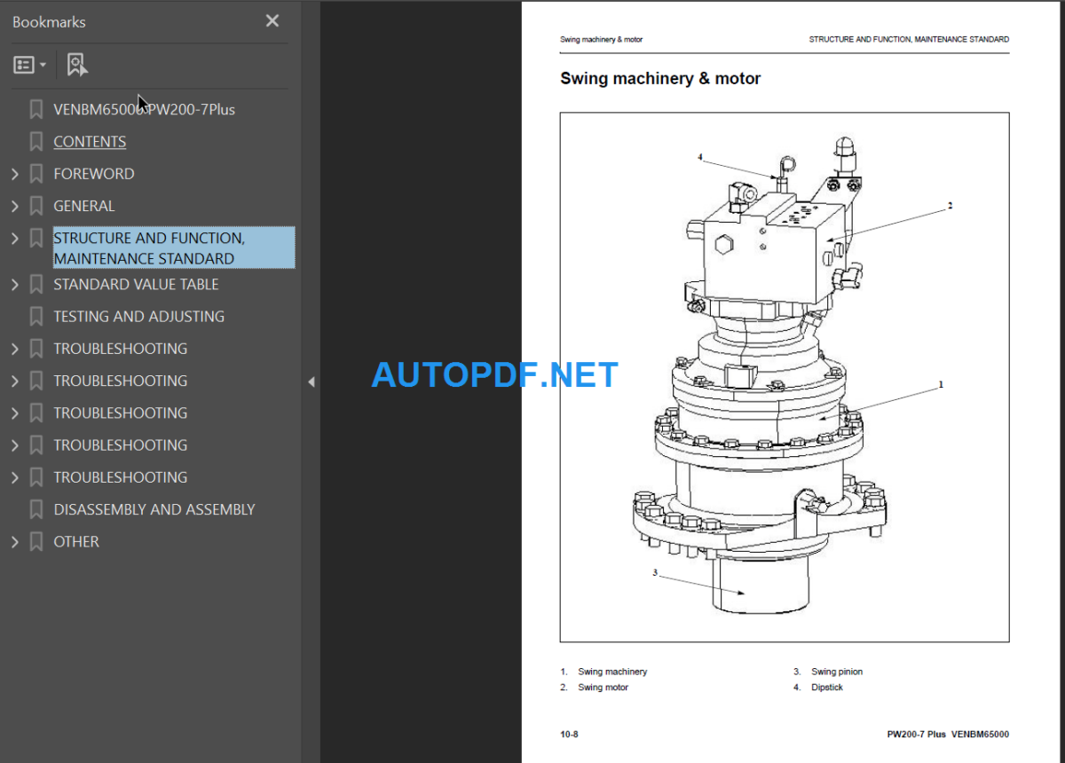 PW200-7 PLUS Shop Manual