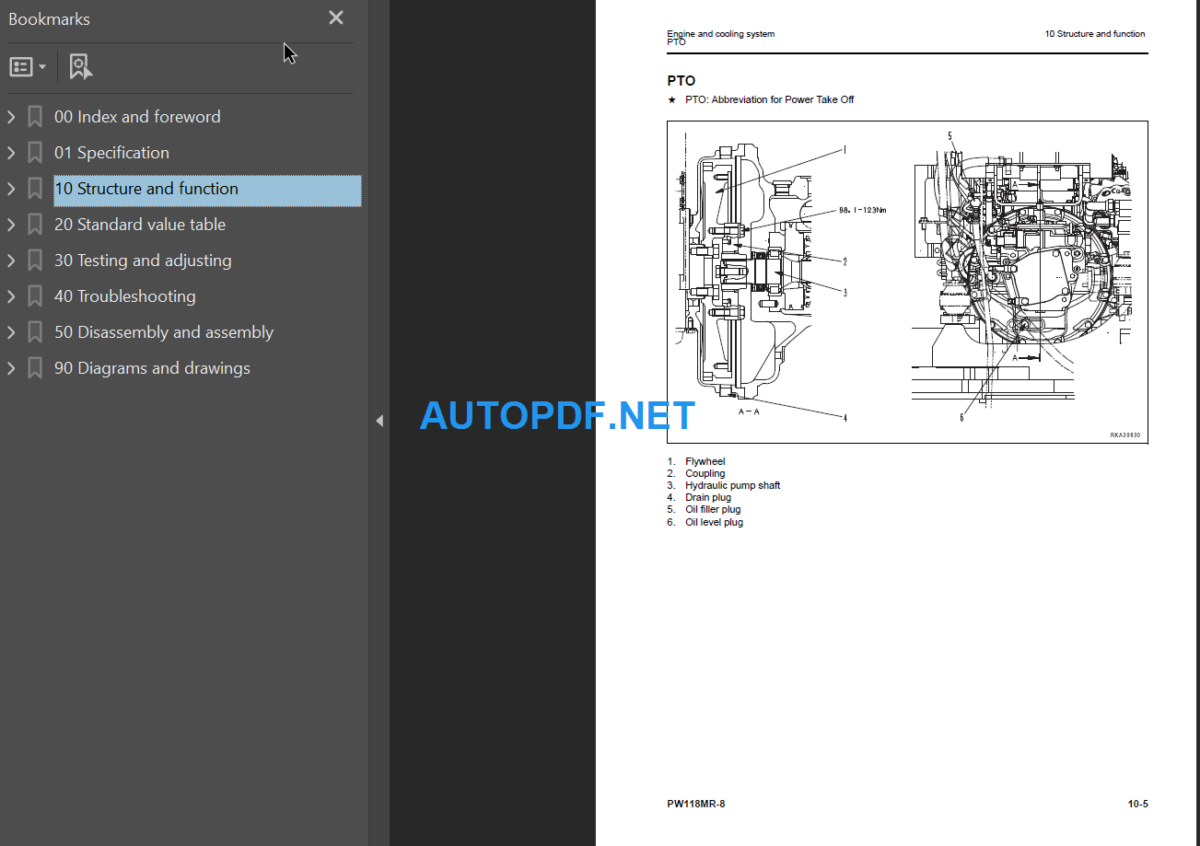 PW118MR-8 (F00003 and up) Shop Manual