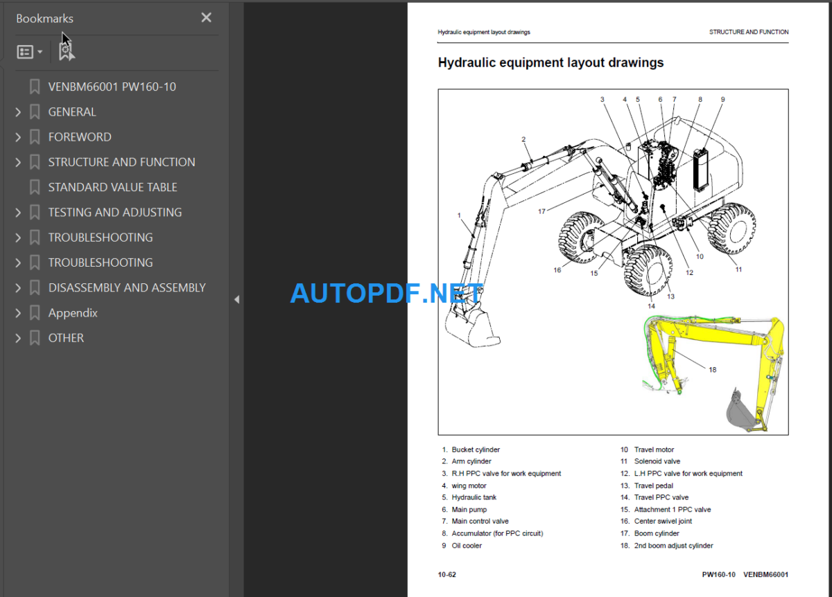 PW160-10 Shop Manual