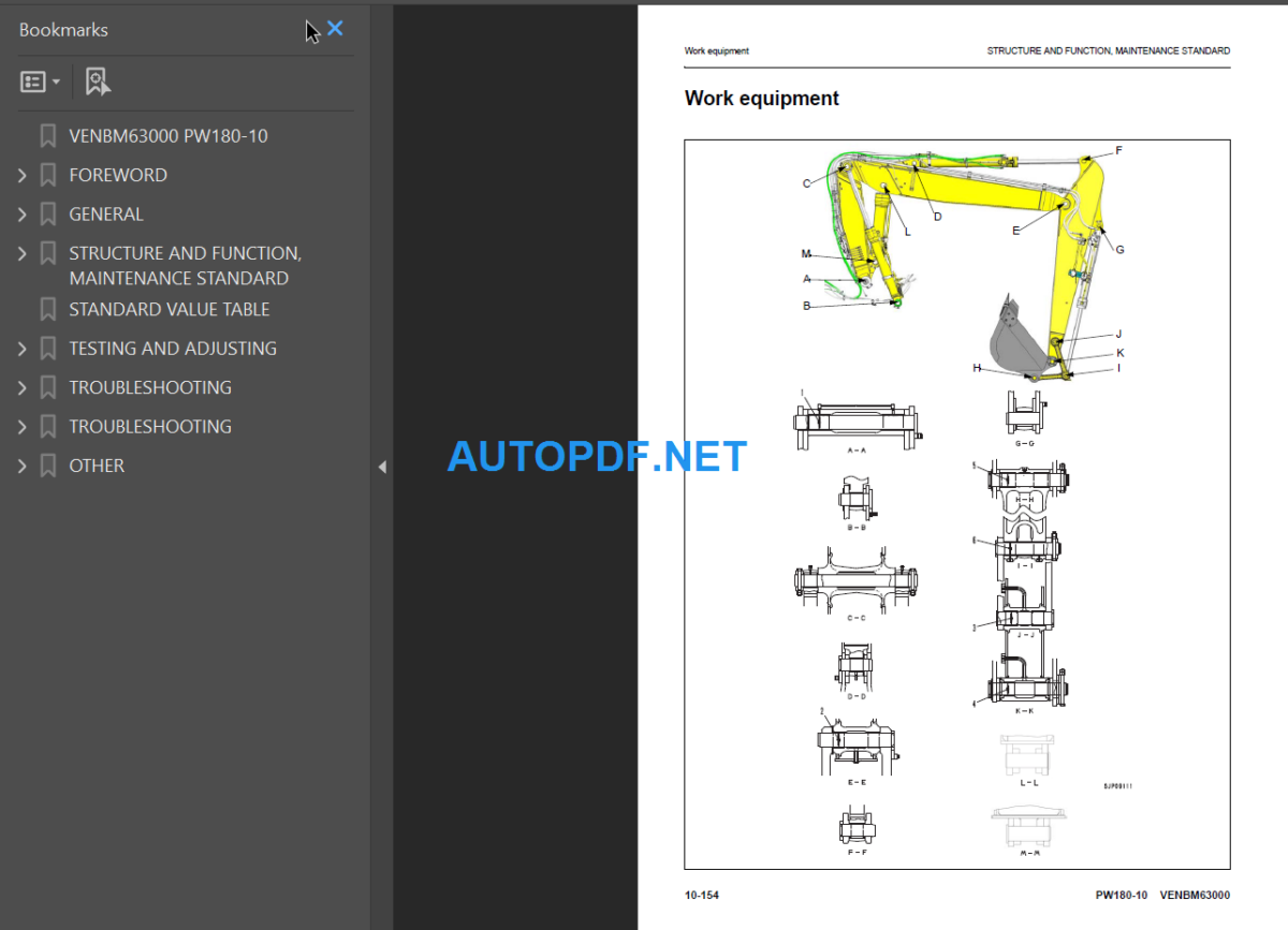 PW180-10 (H60051 and up) Shop Manual