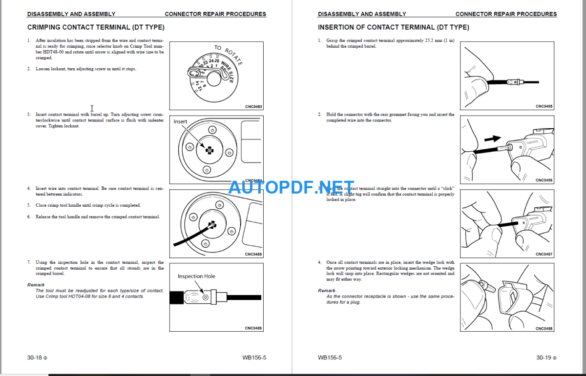 WB156-5 A63001 and UP Shop Manual