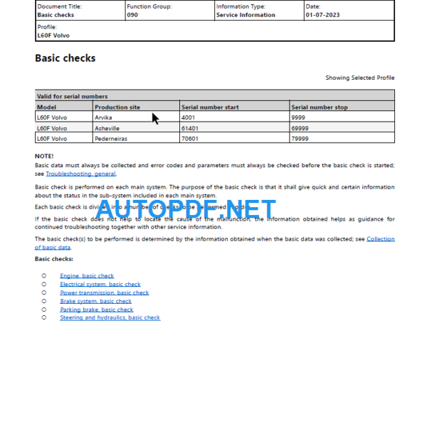 L60F Service Repair Manual PDF
