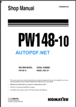 PW148-10 Shop Manual