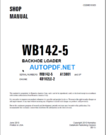 WB142-5 Shop Manual