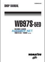 WB97S-5E0 (F30003 and UP) Shop Manual