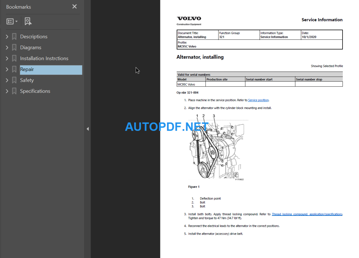 MC95C Service Repair Manual