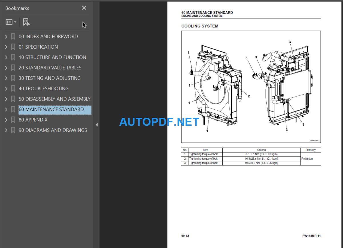 PW118MR-11 Shop Manual