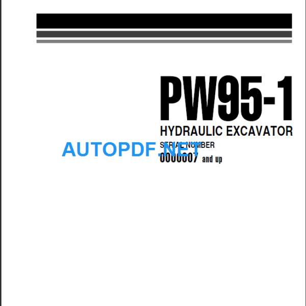 PW95-1 Shop Manual