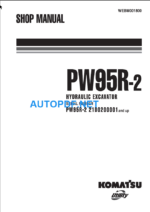 PW95R-2 (21D0200001 and up) Shop Manual