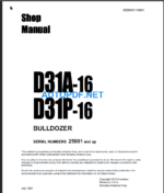 D31A-16 D31P-16 Shop Manual