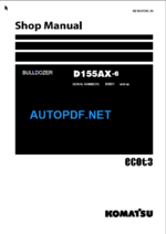 D155AX-6 Shop Manual