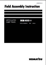 HM400-3 Field Assembly Instruction (3001 and up)
