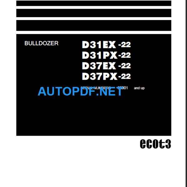 D31EX-22 D31PX-22 D37EX-22 D37PX-22 Shop Manual