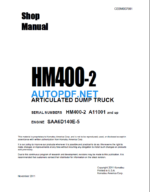 HM400-2 Shop Manual
