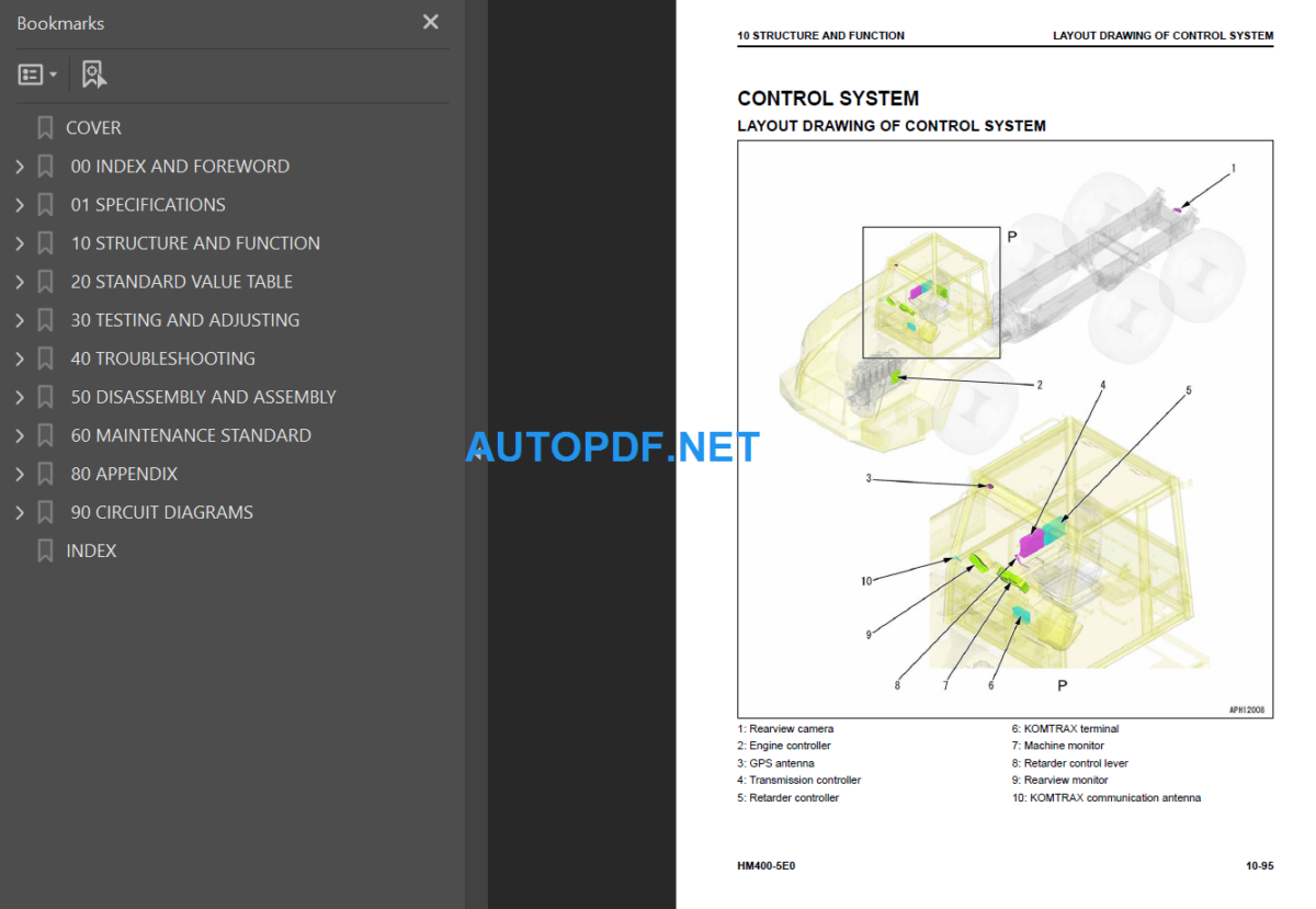 HM400-5E0 (20001 and up) Shop Manual