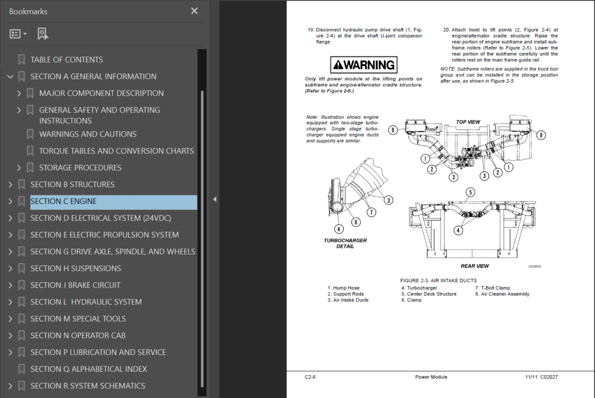 Komatsu 830E-1AC (A30113 - A30136 With K2000) Shop Manual