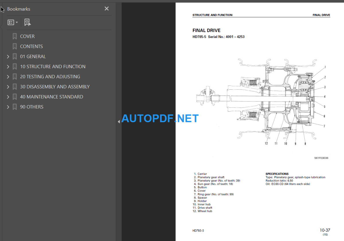 HD785-5 HD985-5 Shop Manual