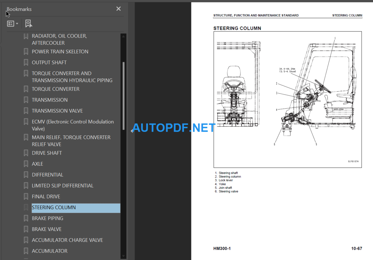 HM300-1 Shop Manual