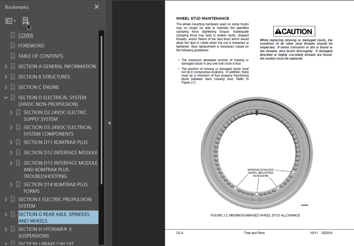 Komatsu 930E-4SE (A30587 - A30677) Shop Manual