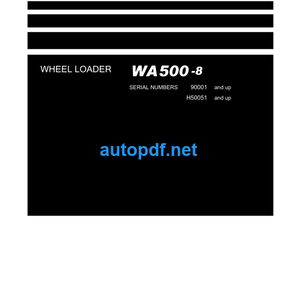 WA500-8 Shop Manual