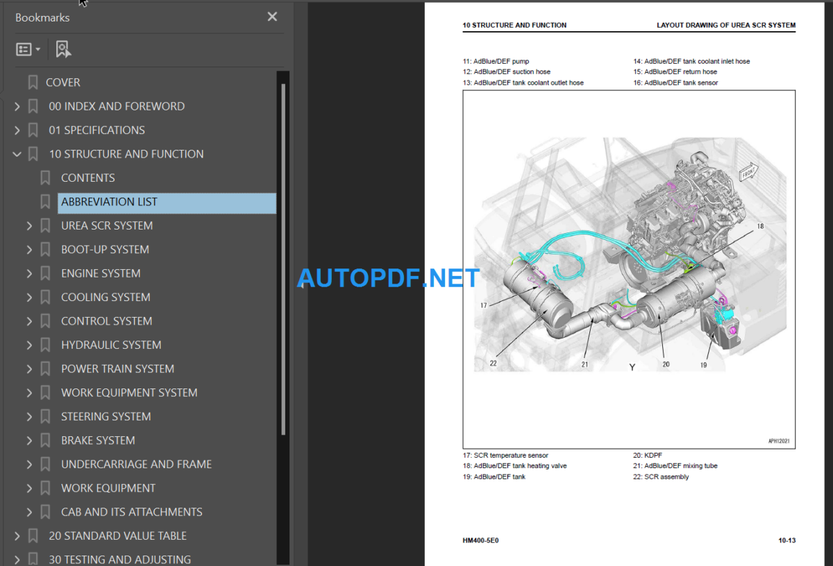 HM400-5E0 (20001 and up) Shop Manual