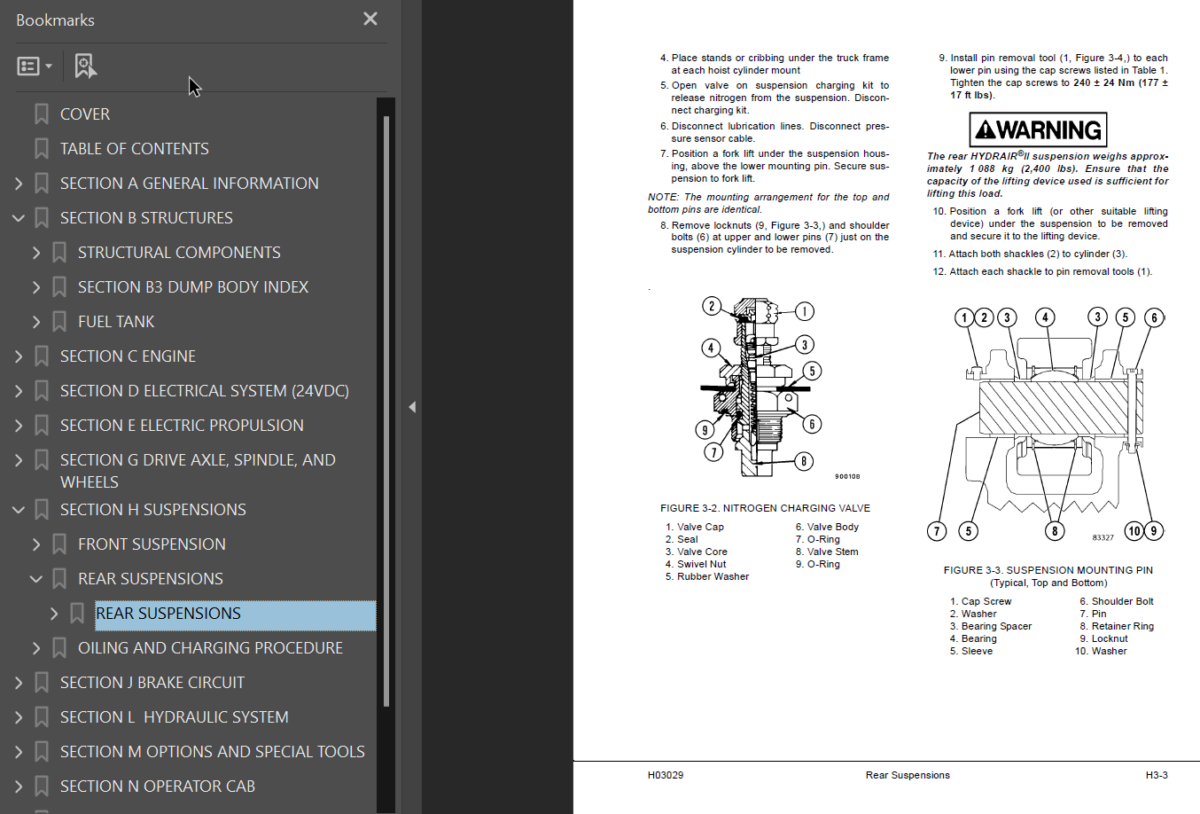 Komatsu 830E-1AC (A30561 & UP) Shop Manual