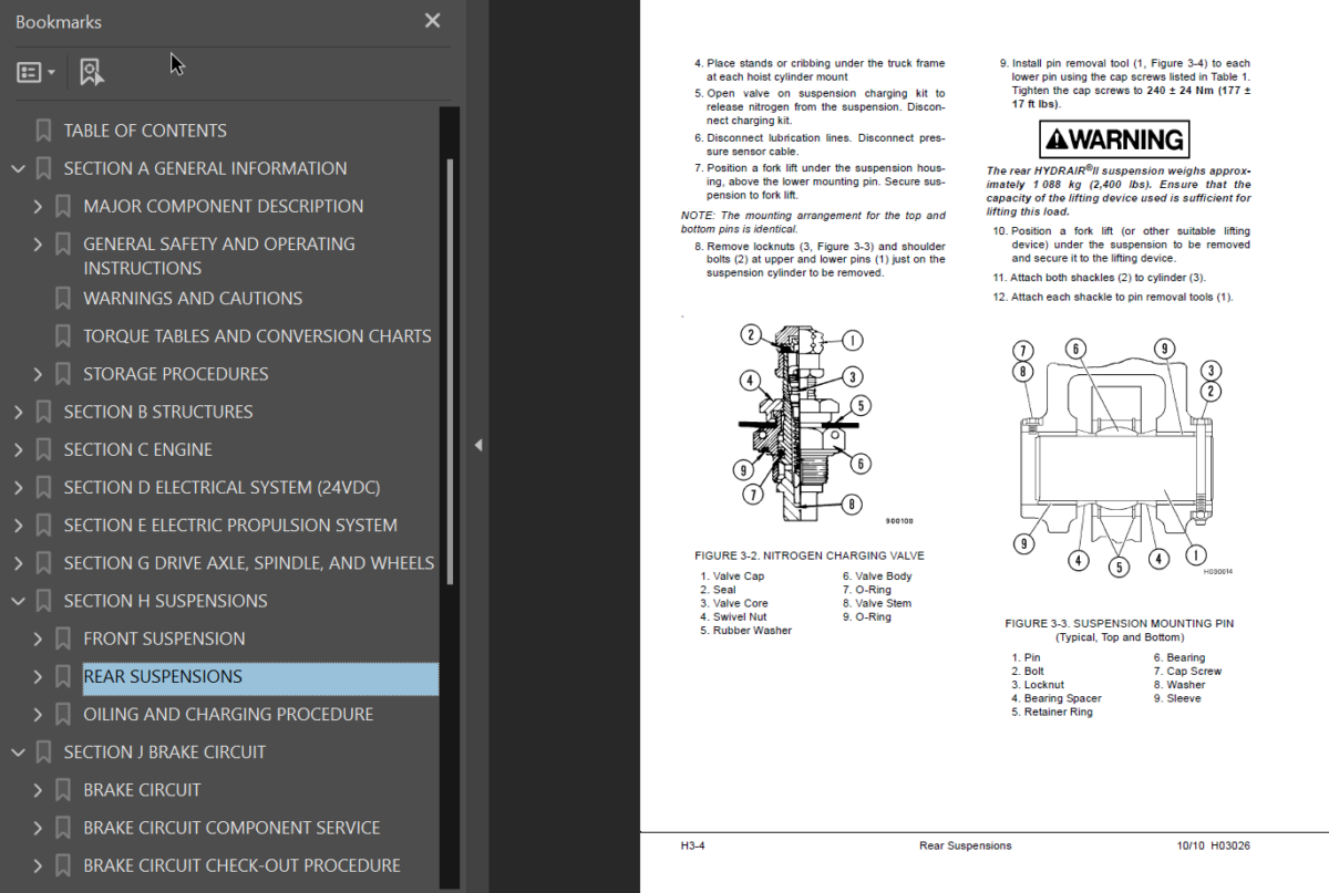 Komatsu 830E-1AC (A30113 - A30136 With K2000) Shop Manual