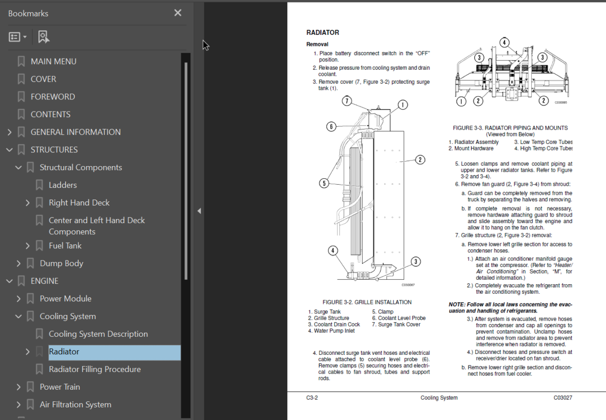 Komatsu 830E (A30689 - A30707) Shop Manual