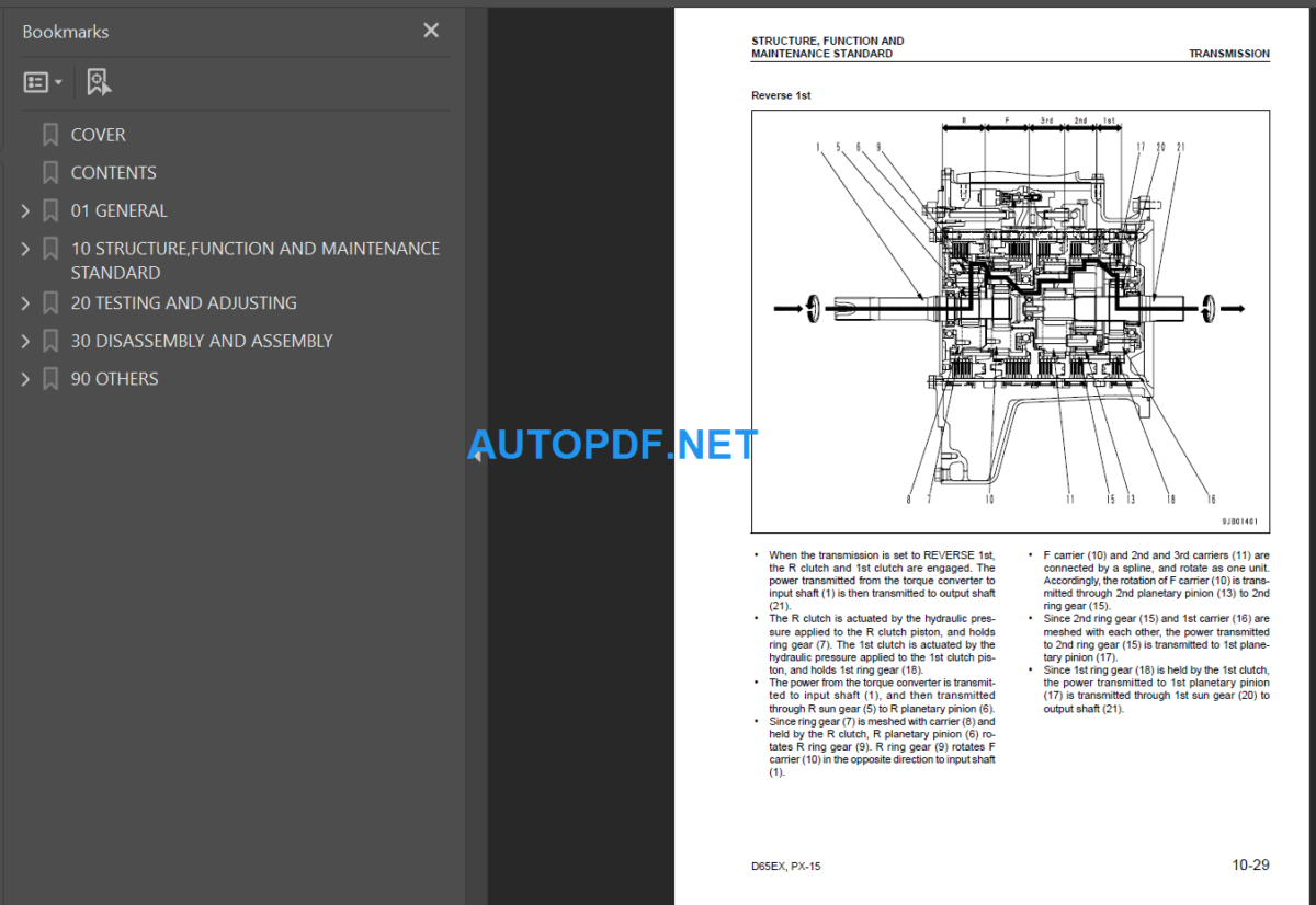 D65EX-15 D65PX-15 D65WX-15 Shop Manual