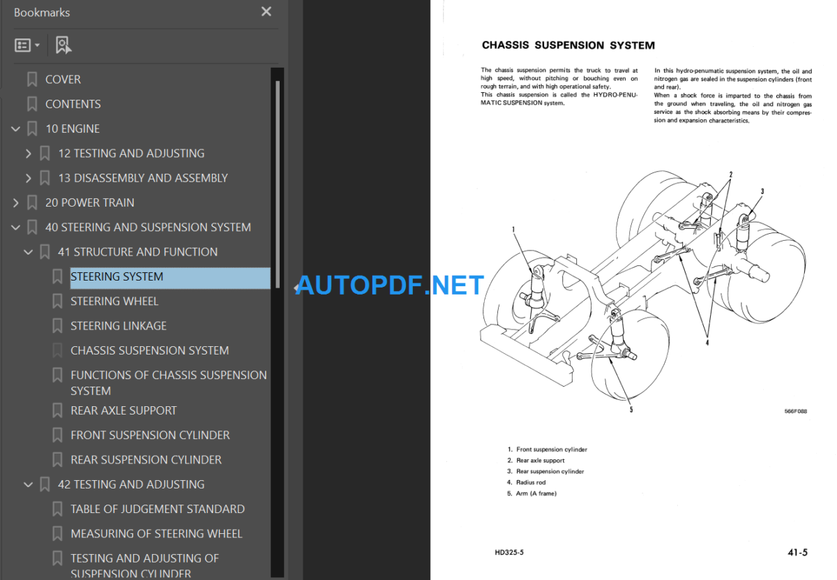 HD325-5 Shop Manual