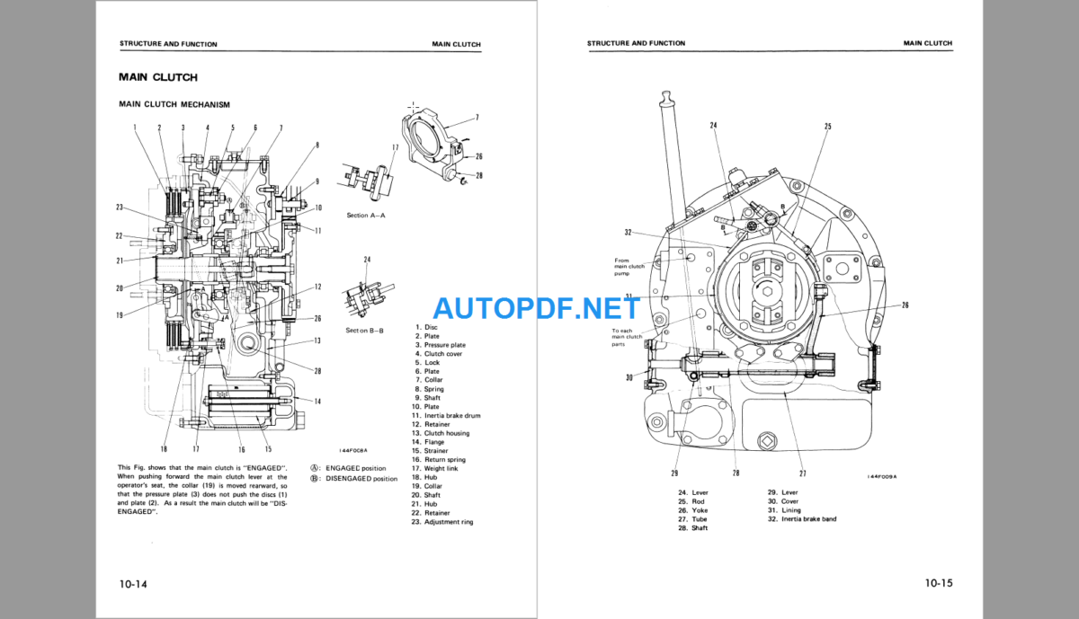 Komatsu Dozer D70-LE Shop Manual