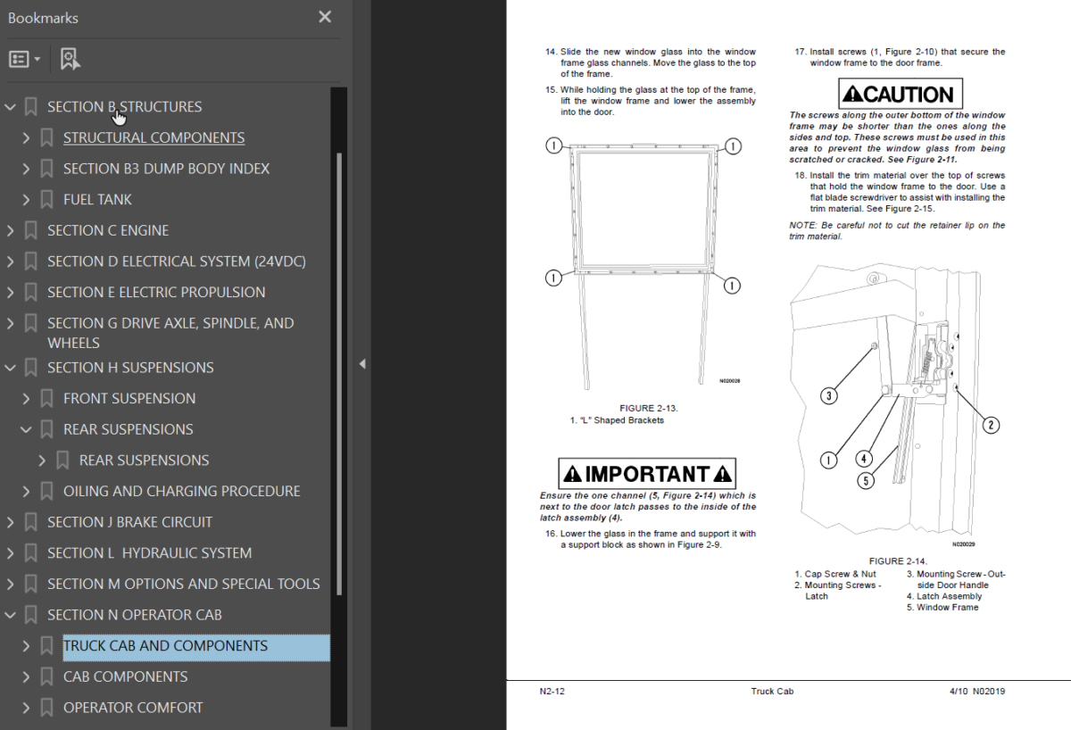 Komatsu 830E-1AC (A30561 & UP) Shop Manual