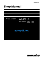 WA470-8 Shop Manual