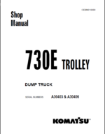 Komatsu 730E TROLLEY Shop Manual