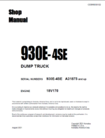 Komatsu 930E-4SE (A31875 and up) Shop Manual