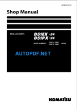 D51EX-24  D51PX-24 Shop Manual (10001 and up)