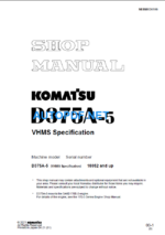 D375A-5 Shop Manual